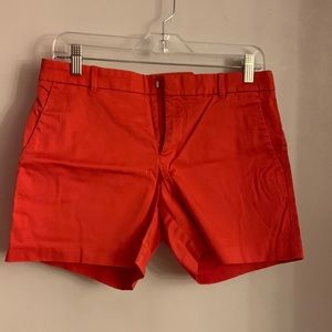 Banana Republic burnt orange shorts, like new!